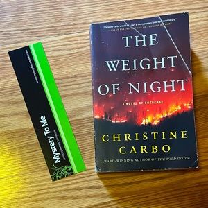 ❗️SALE 2/$12❗️The Weight of Night - novel by Christine Carbo